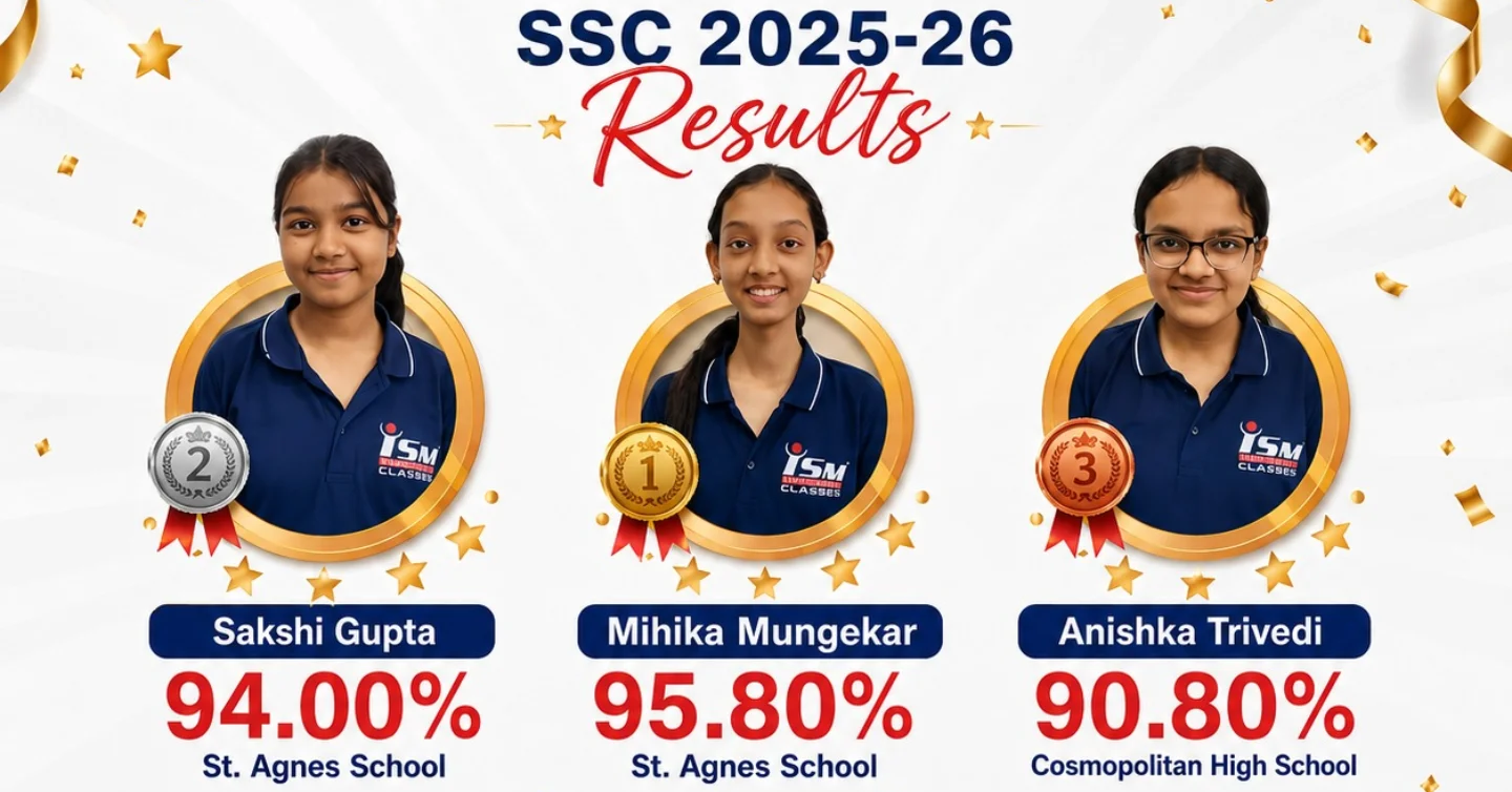 ISM Classes result highlight 2026
